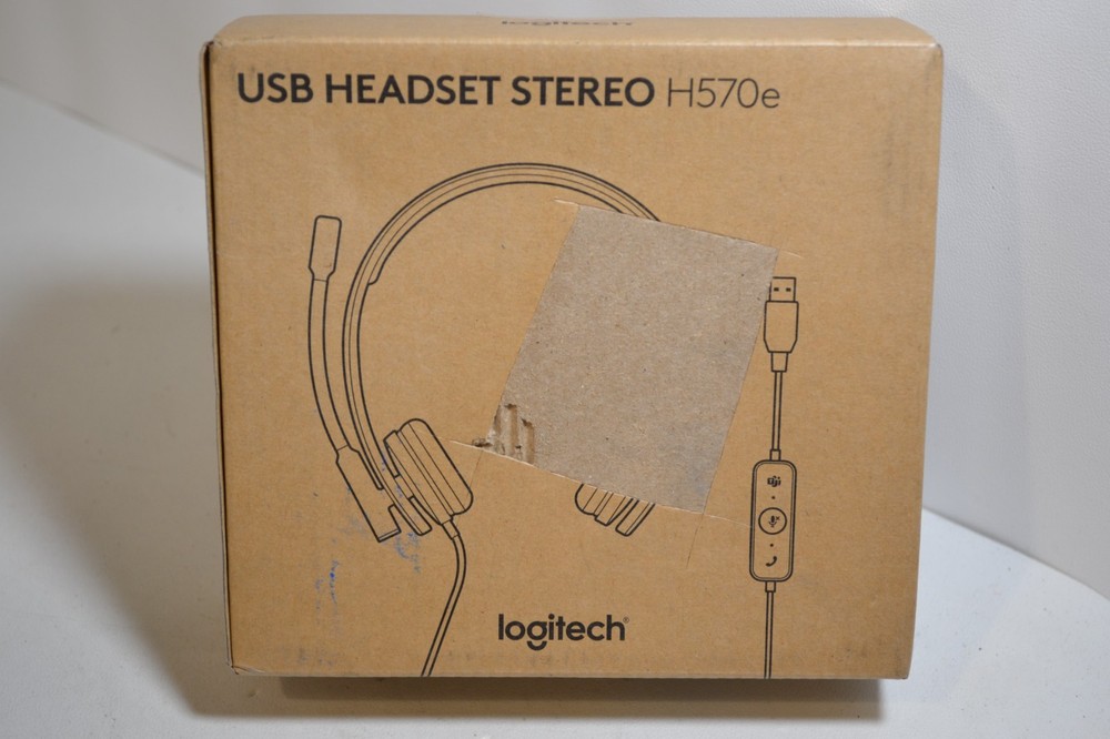 Logitech H570e USB Headset Mono Noise-Canceling Mic
