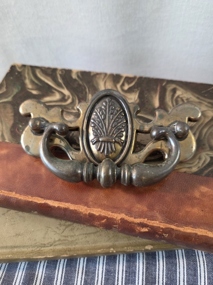 Antique Chippendale Style Brass Drawer Pull Drawer Handle