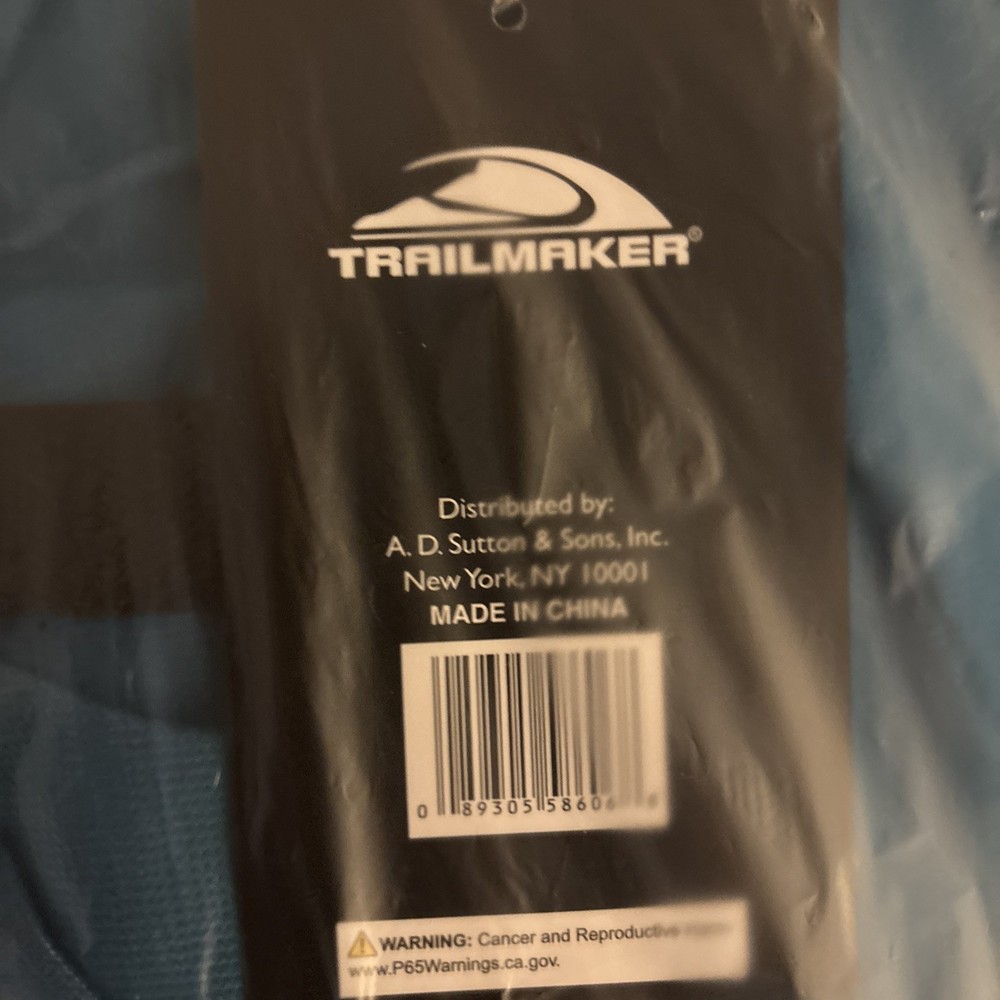 Trail maker Classic 17" Backpack with Adjustable Padded Shoulder Straps - Blue