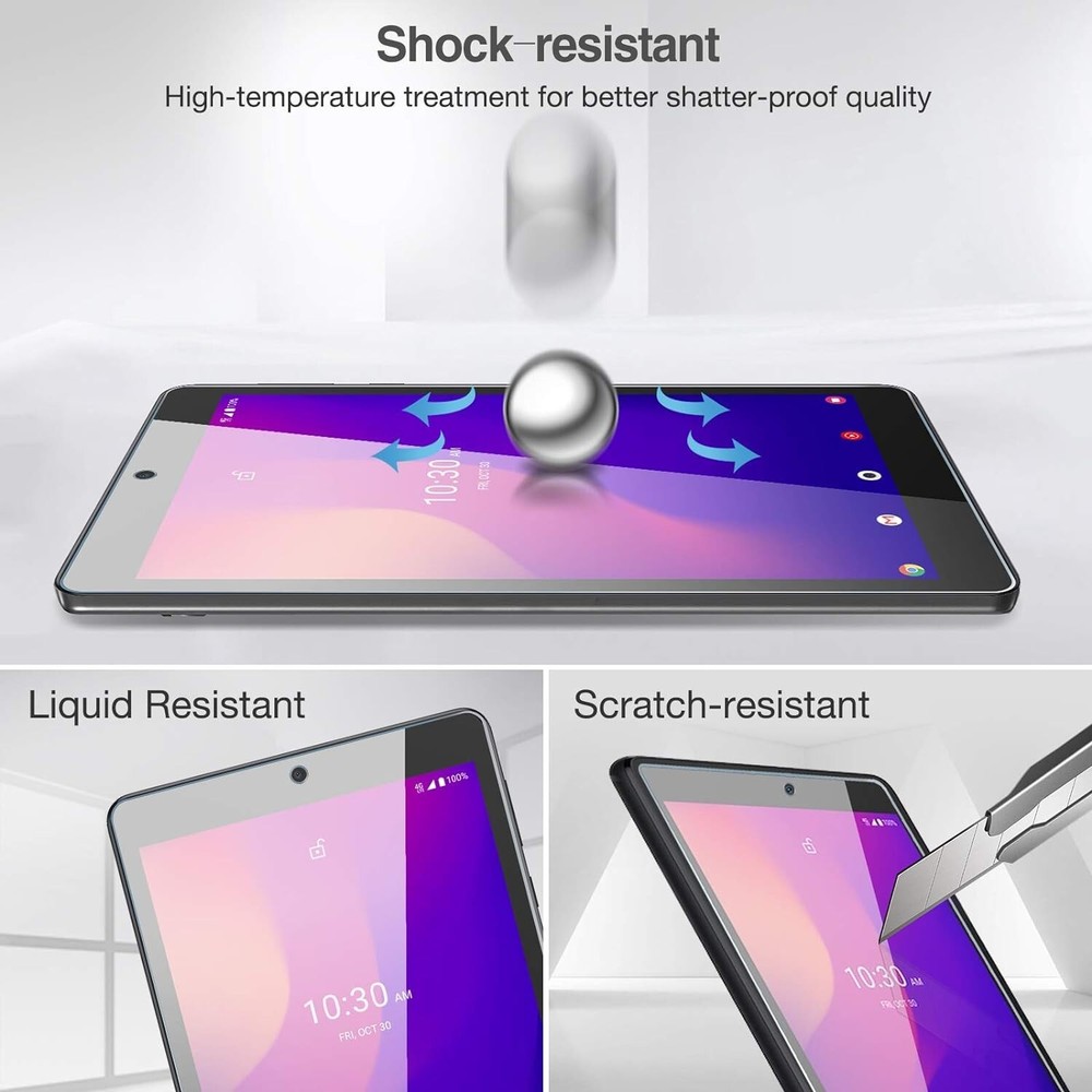 For Alcatel Joy Tab 2 Premium Tempered Glass Screen Protector Clear Anti-Scratch