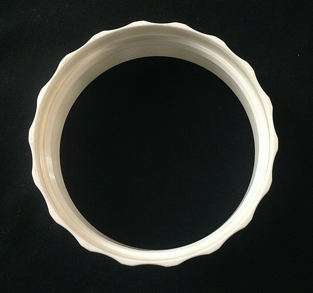 Mercury White Round Gauge Bezel Bracket 3-1/2"