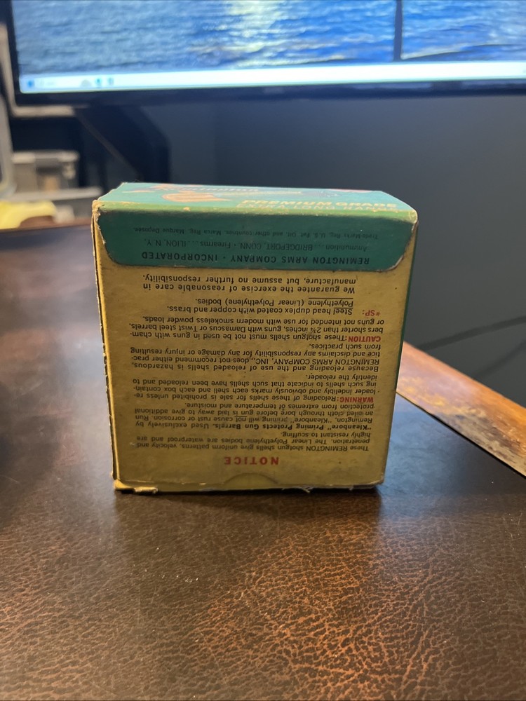 Vintage Empty Ammunition Box Remington Premium Grade SP