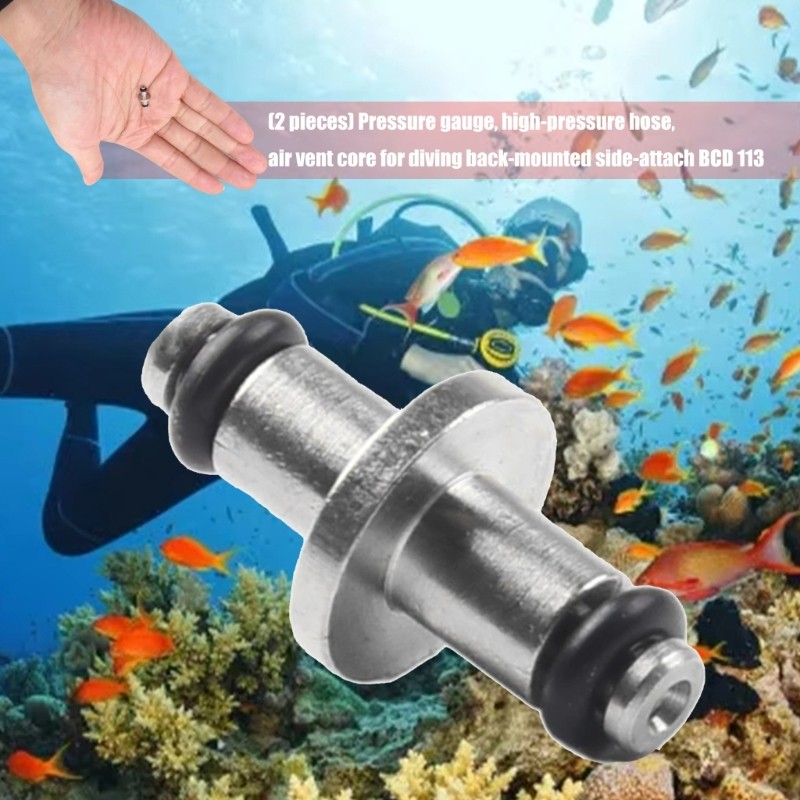 2pack Heavy Type Diving Spools Rotating Fitting Professional Swivels Spools