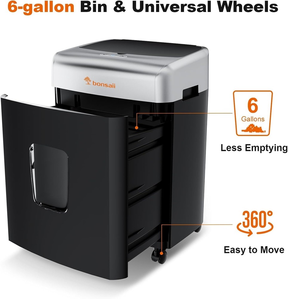 Efficient 110-Sheet Autofeed Micro Cut Paper Shredder - Heavy Duty Performance