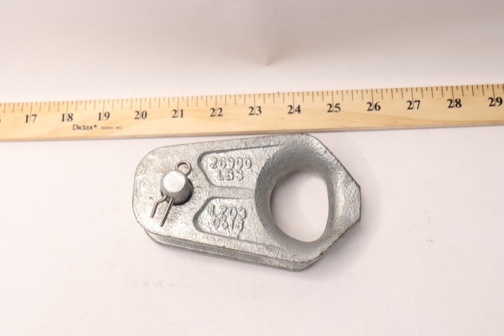 Guy Wire Cable Eye Clevis Galvanized 26900 Lbs TC-5F