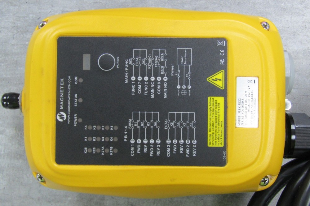 😏 MAGNETEK OVERHEAD CRANE CONTROL SYSTEM 120 VAC FLEX 4EX2