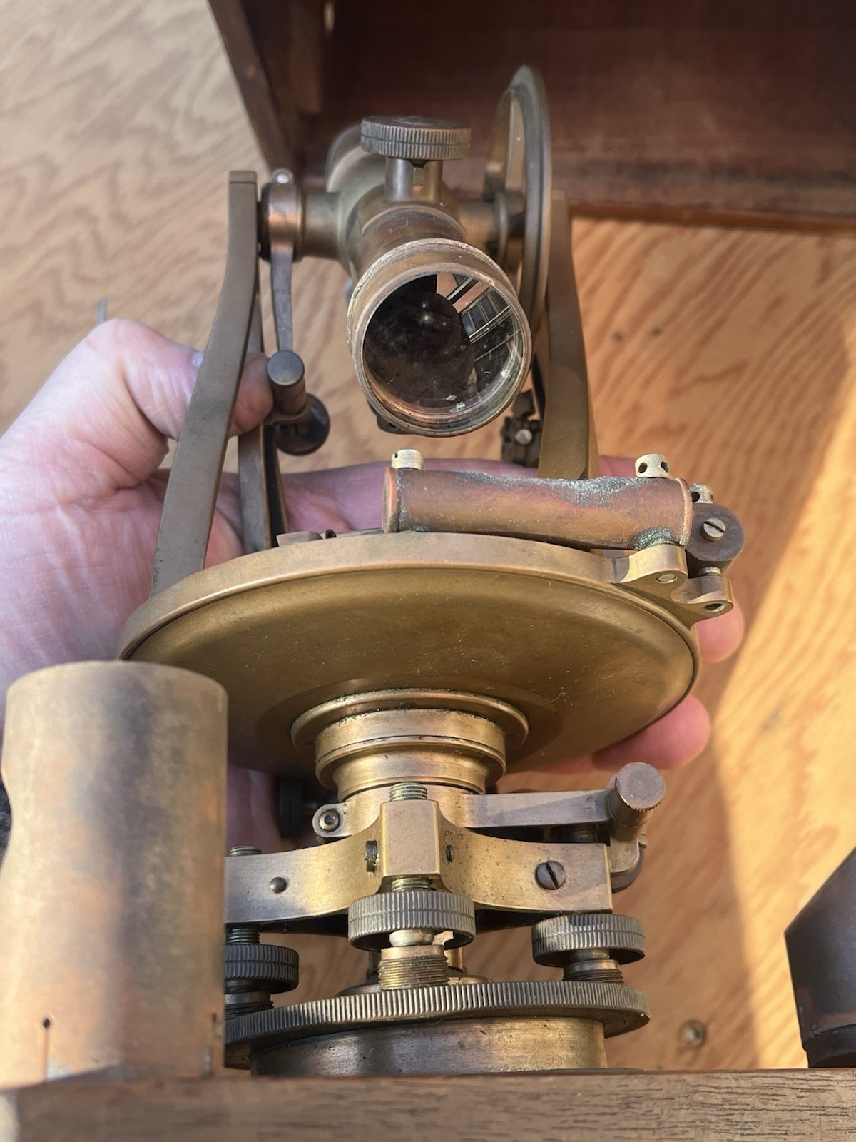 RARE Keuffel & Esser Co. EARLY 1900s Twisted-Frame Surveying Transit Antique
