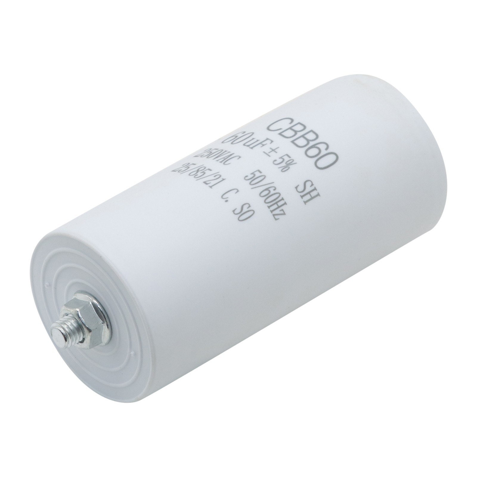 60UF 250VAC Wire Motor Run Capacitor CBB60 50/60HZ HVAC 25/85/21 60MFD