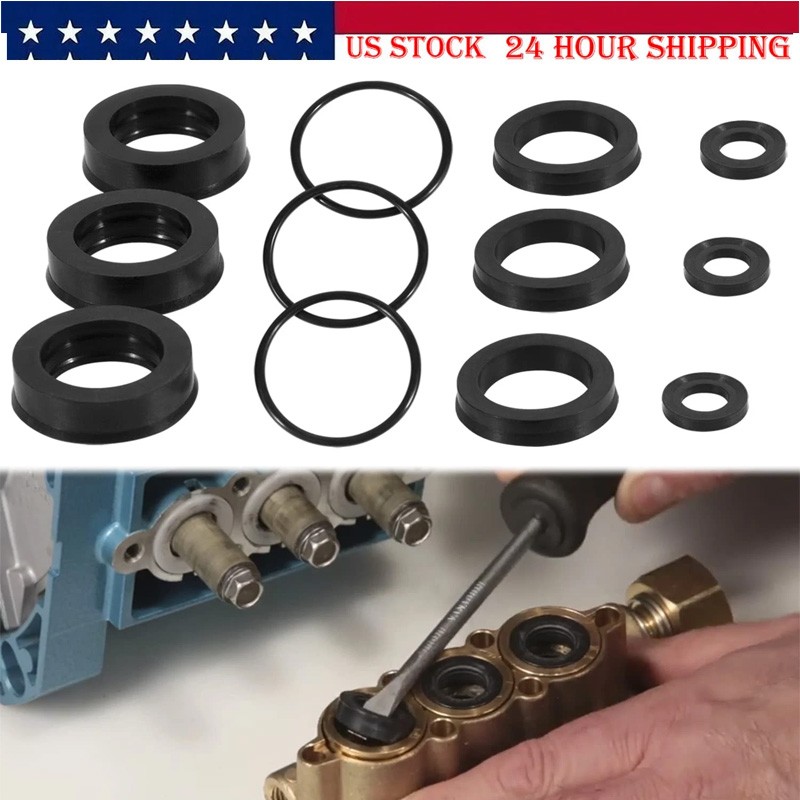 For Cat Pump 4DNX Pumps 4DNX25GSI 4DNX27GSI Seal Kit 76975 Seal Kit 12PCS