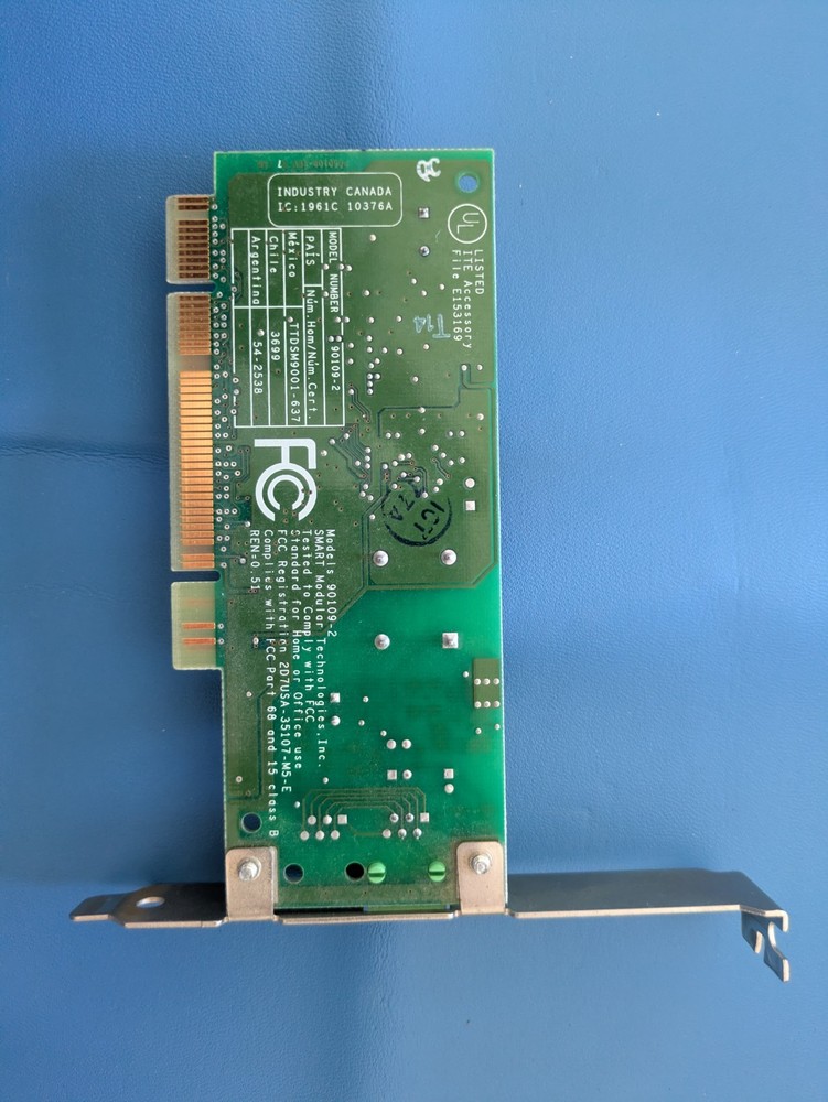 Smart Modular Technologies Network Card RJ11 90109-2 REV: NA