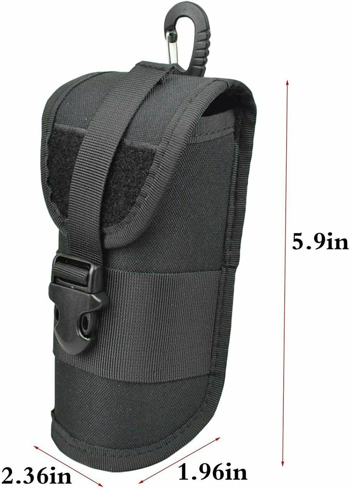 Tactical Molle Eyeglasses Box Shockproof Protective Sunglasses Case Hanging Pack
