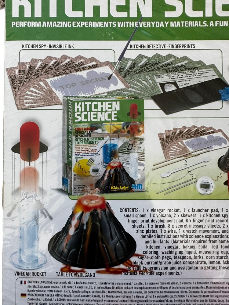 KidzLabs Kitchen Science STEM Toy Learning Experiments for Kids