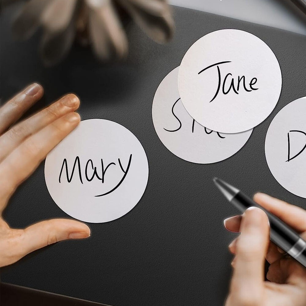 2" Circle Code Dot Sticker Self-Adhesive Round Direct Thermal Labels 750/Roll