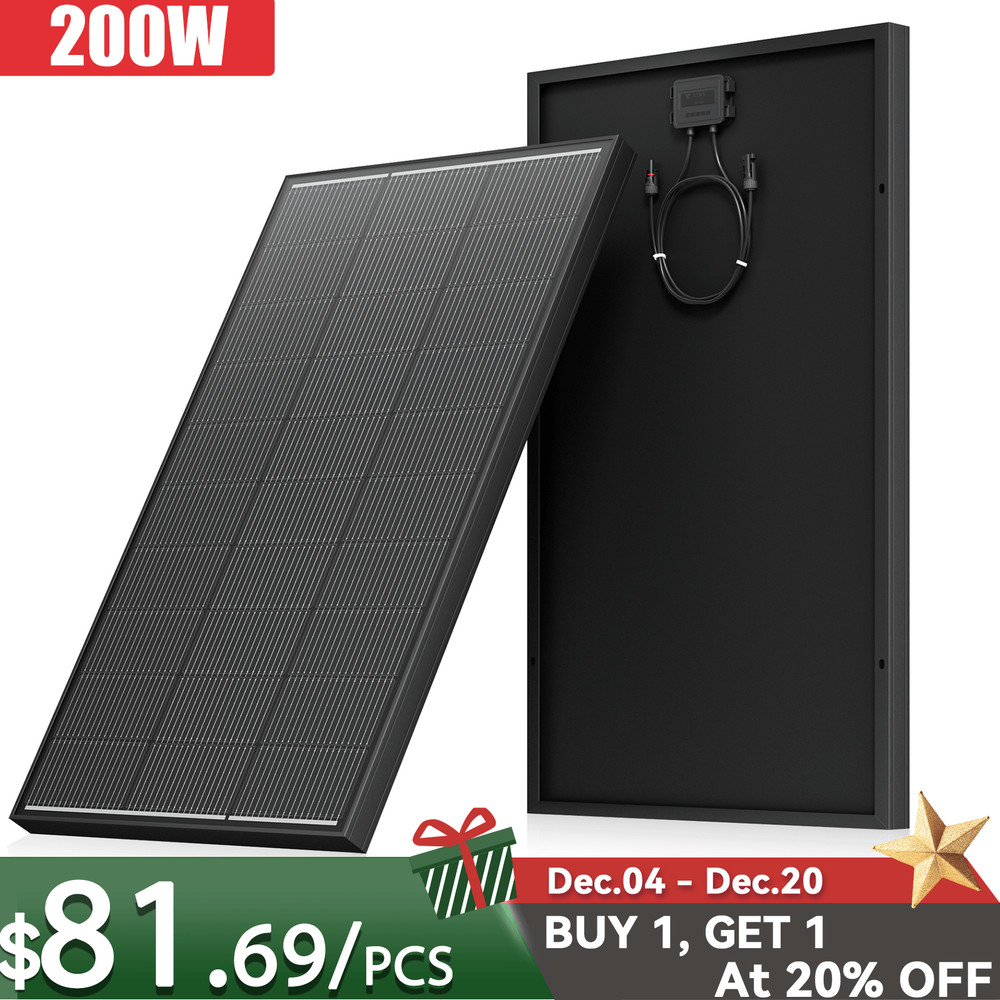 4PCS 200W Solar Panel