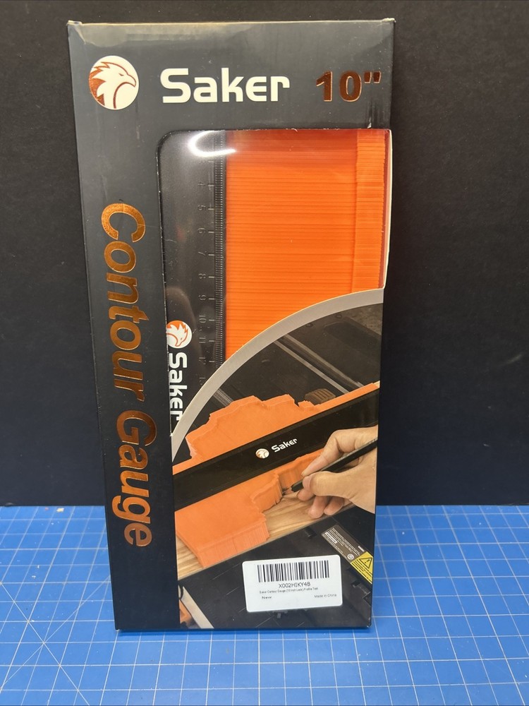 Saker Contour Gauge (10 Inch Lock) Profile Tool- Adjustable Lock-Precisely NEW