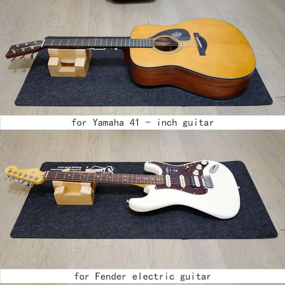 Felt Guitar Work Mat for Repair Tools & Workstation, Soft Non-Slip Surface fo