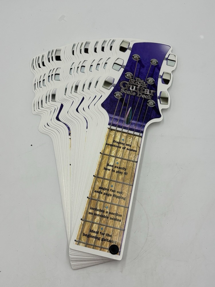 The Rock Guitar Scale Deck Beginners Lesson Learning