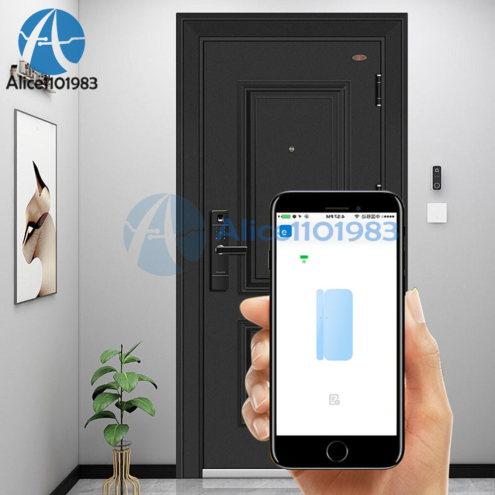 eWeLink/Tuya Smart WIFI Door Window Sensor Open Close Detector App Notification