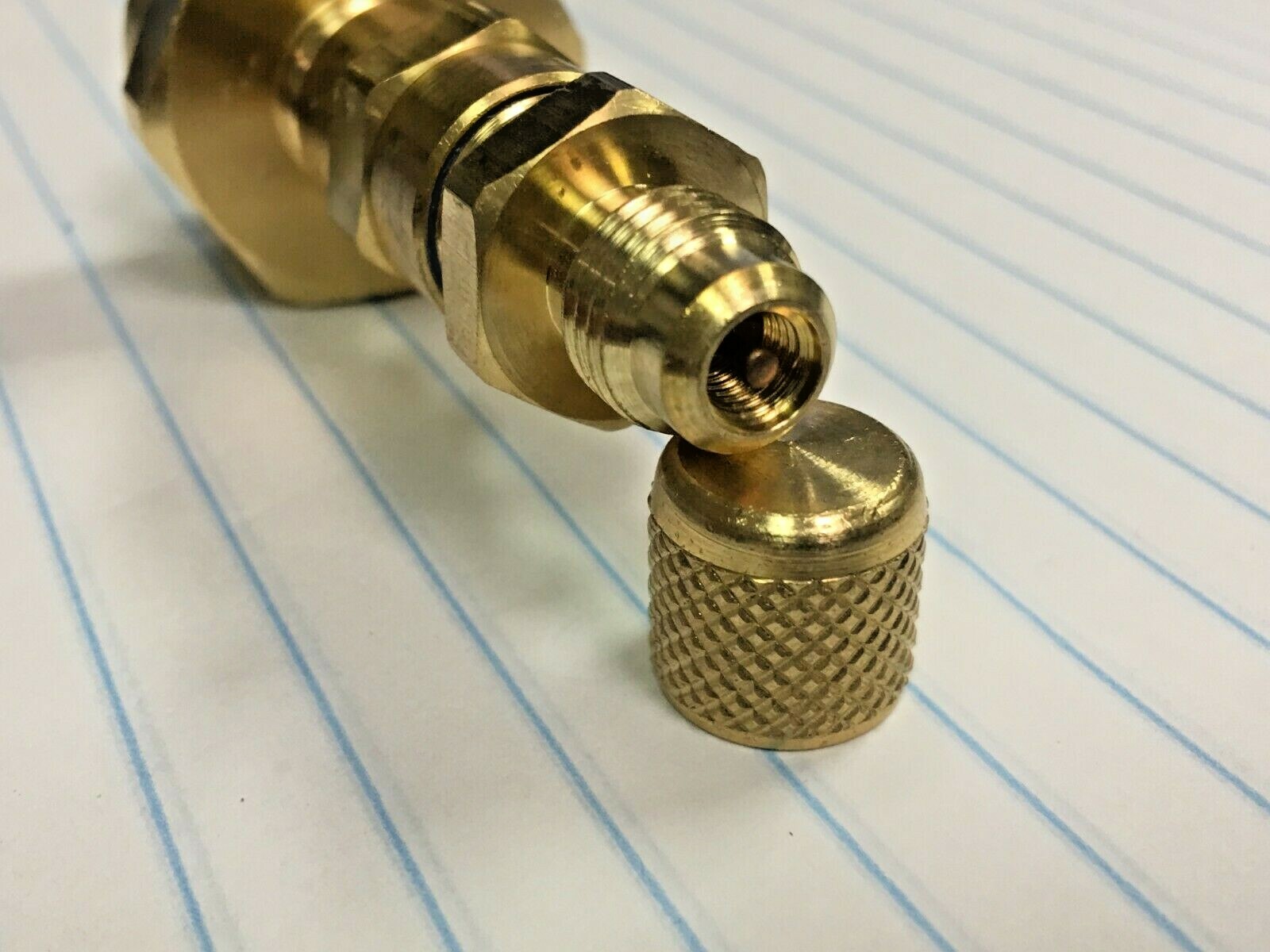 Made For The Gas Innovations, R290 Propane Refrigerant Tank Adapter, 1/4" Flare