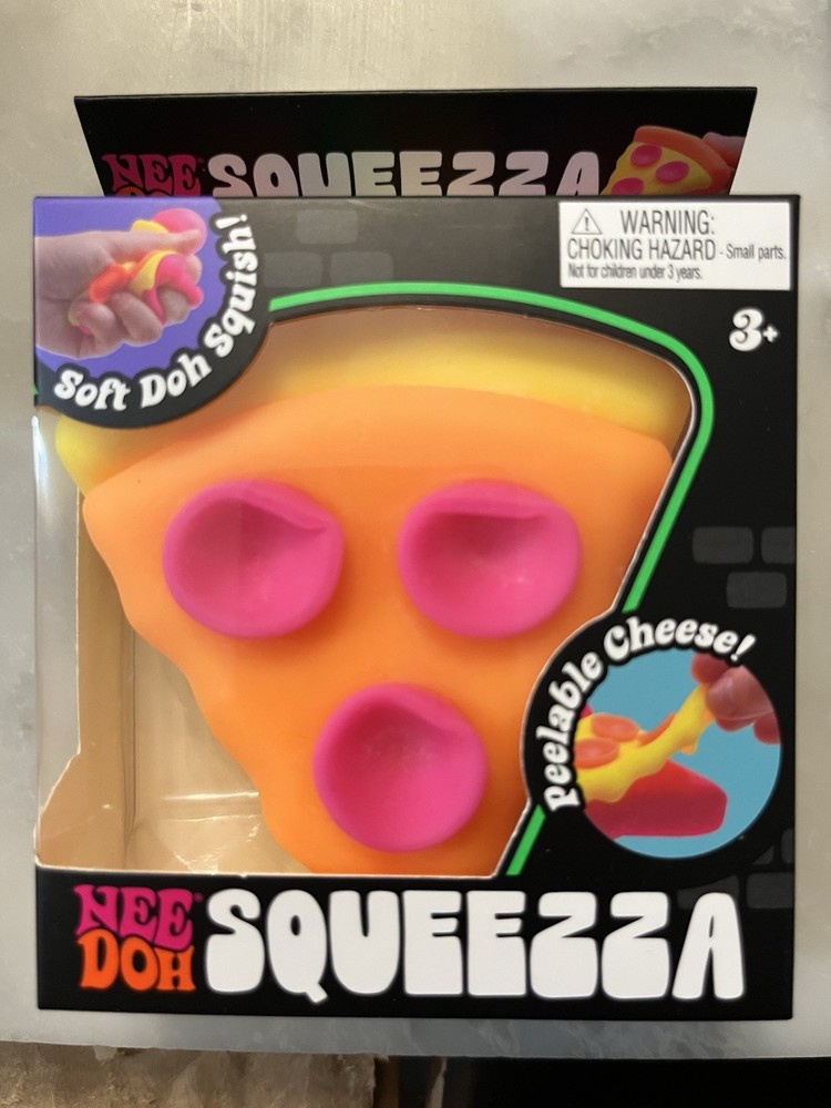 🔥Rare🔥 Sealed NeeDoh SQUEEZZA Pizza *Peelable Cheese!* NIB