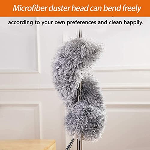 Dusters for Cleaning High Ceiling Fan, Microfiber Feather Duster with 30'' to