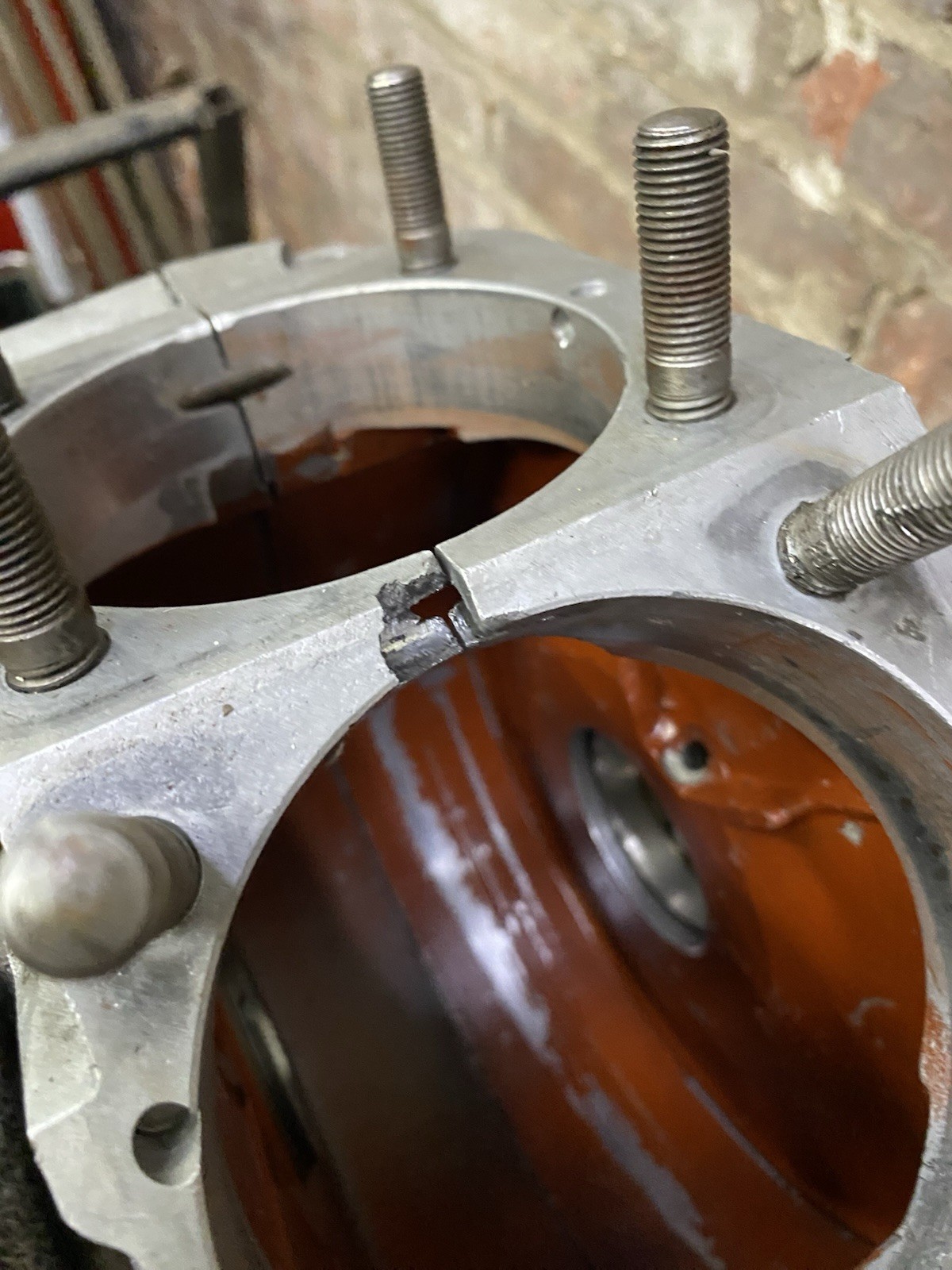 1983 Harley Davidson FXWG 1340cc Engine Cases Good Condition Matching Bellies