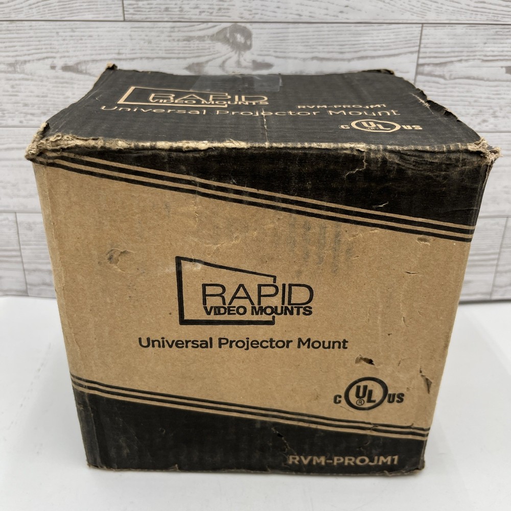 Rapid Video Mounts RVM-PROJM1 Universal Projector Ceiling Mount Open Box