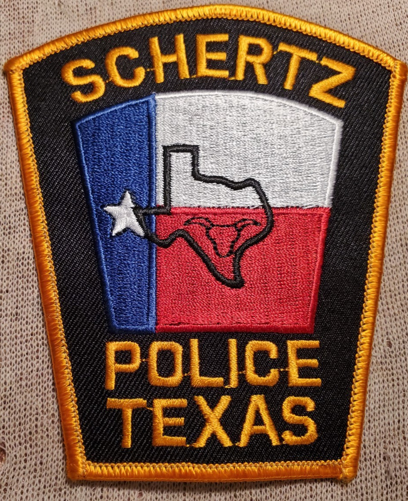 TX Schertz Texas Police Shoulder Patch
