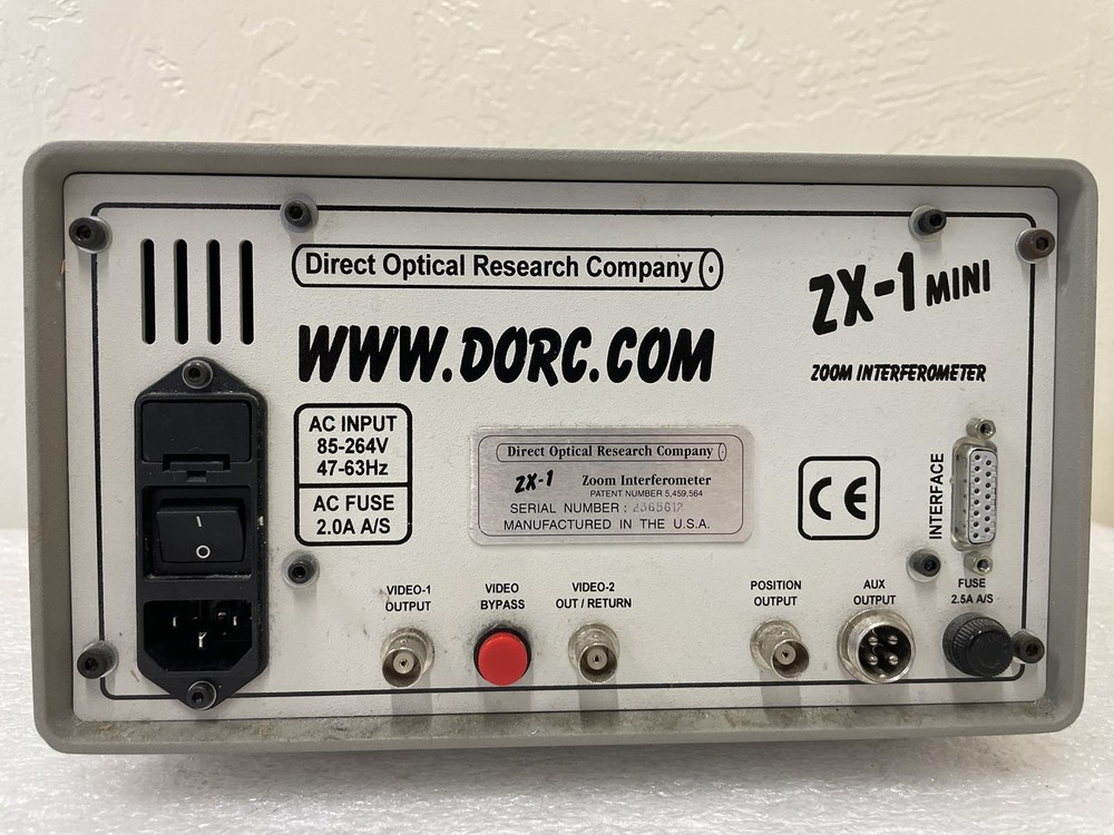 DIRECT OPTICAL RESEARCH ZX-1 MINI ZOOM INTERFEROMETER