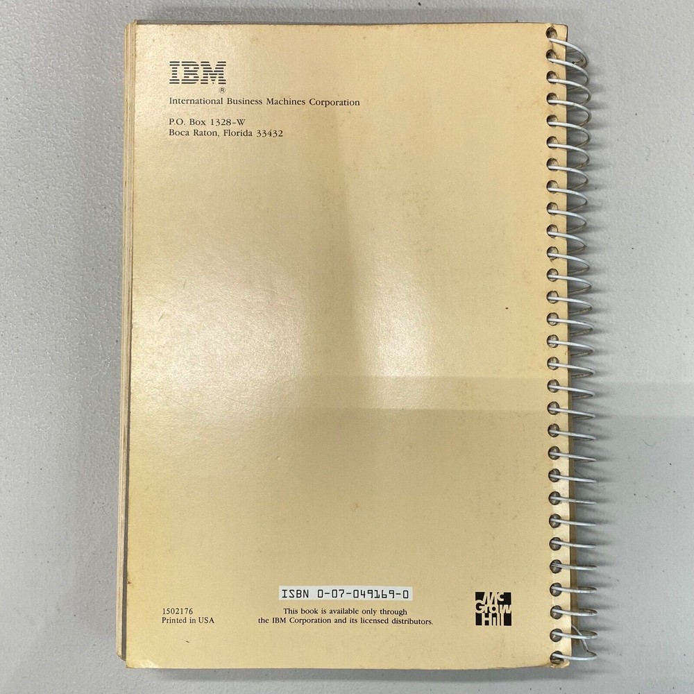 IBM PCjr Computer Manual Hands On Basic for 80s Personal Comp Spiral Book 1983