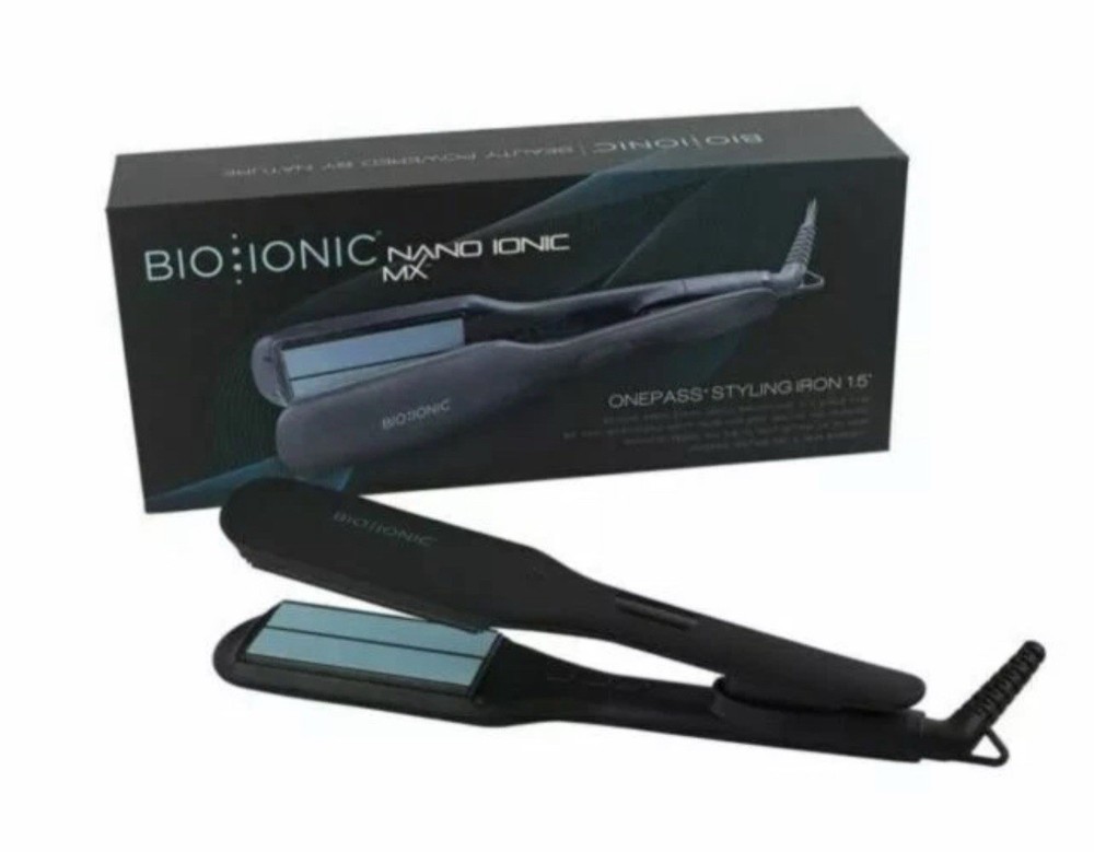Bio Ionic OnePass Styling Iron - Black - 1.5"