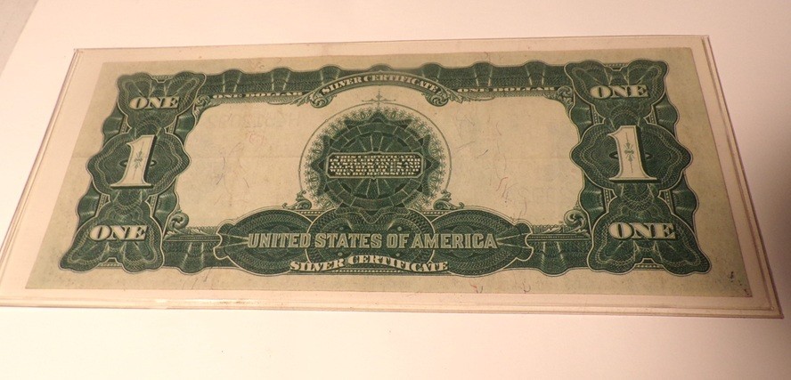 1899 $1 Large Size Black Eagle Silver Certificate Choice Crisp Uncirculated