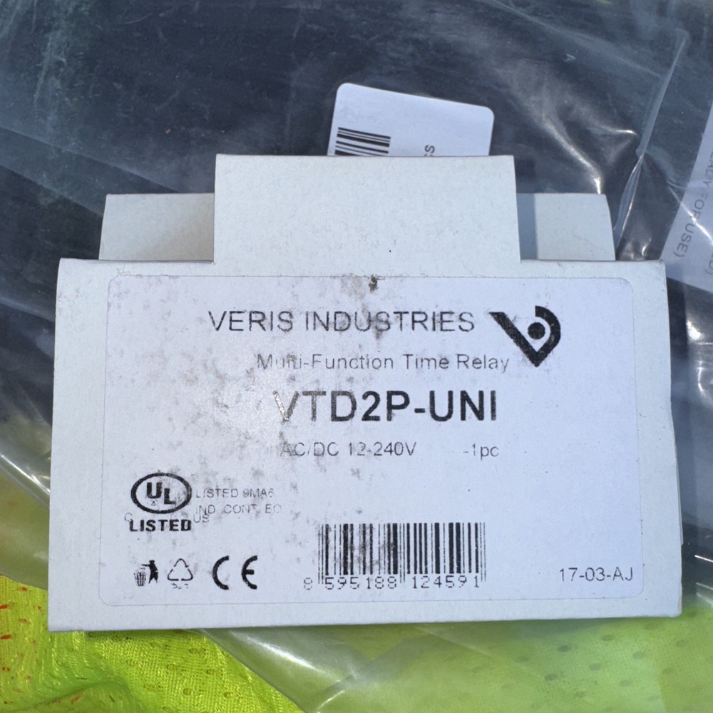 Veris VTD2P-UNI (DPDT Time Delay Relay)