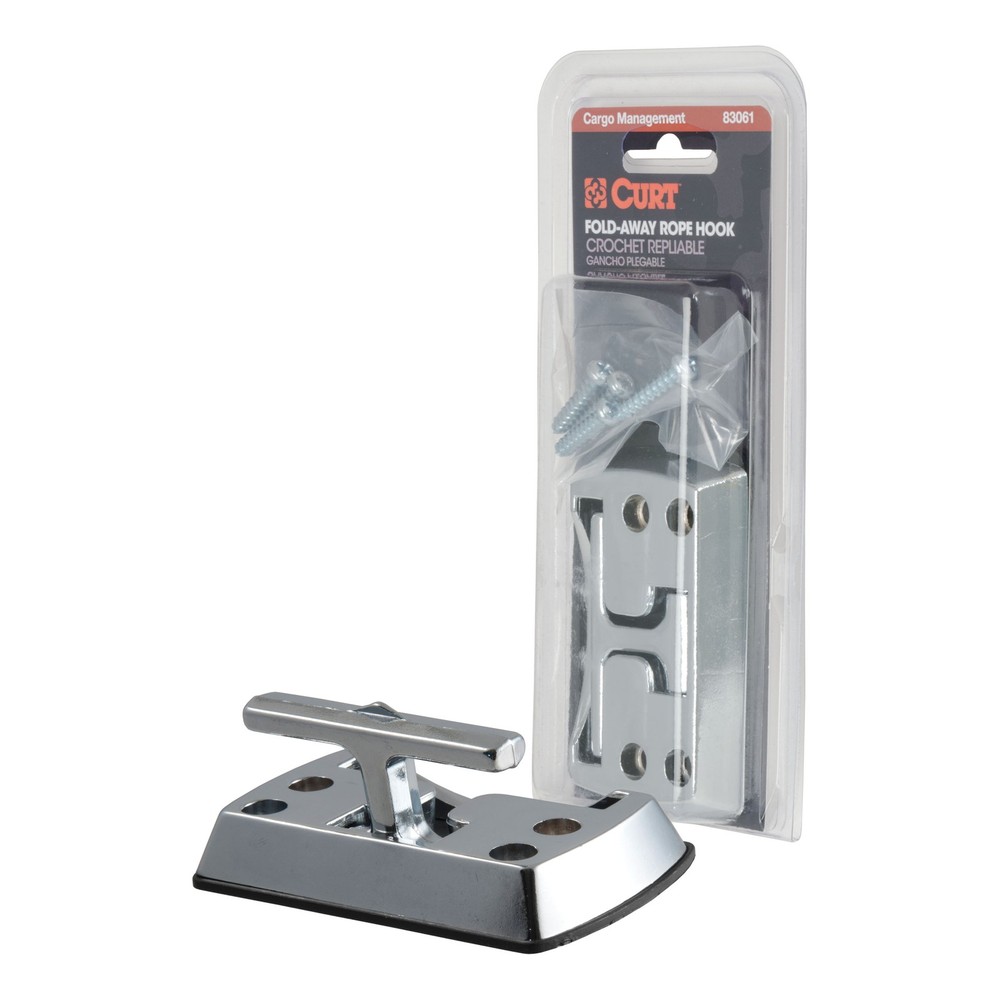 Curt-Fold-Away Rope Hook (1,200 lbs, Packaged)