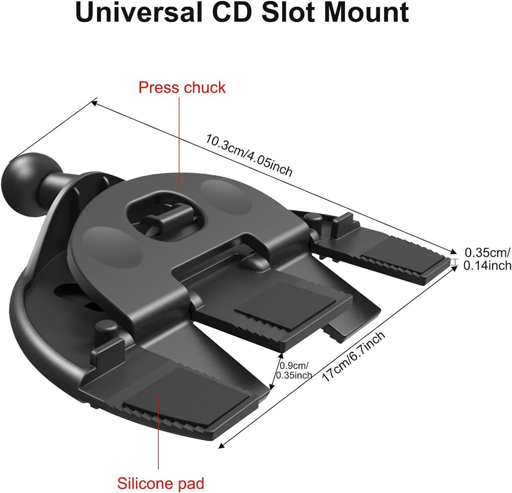 Carpuride CD Slot Mounting Bracket for Carplay