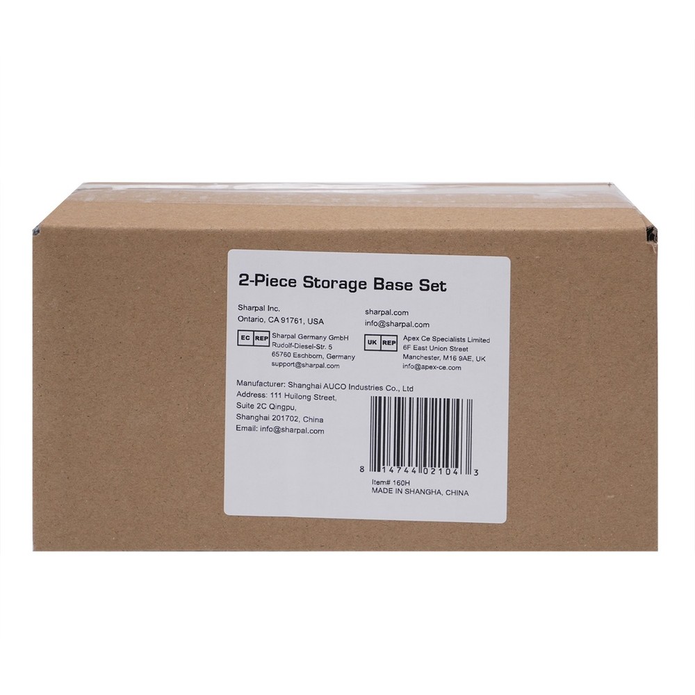 SHARPAL 160H 2PCS Sharpening Stone Holder & Storage Case with Non-Slip Base