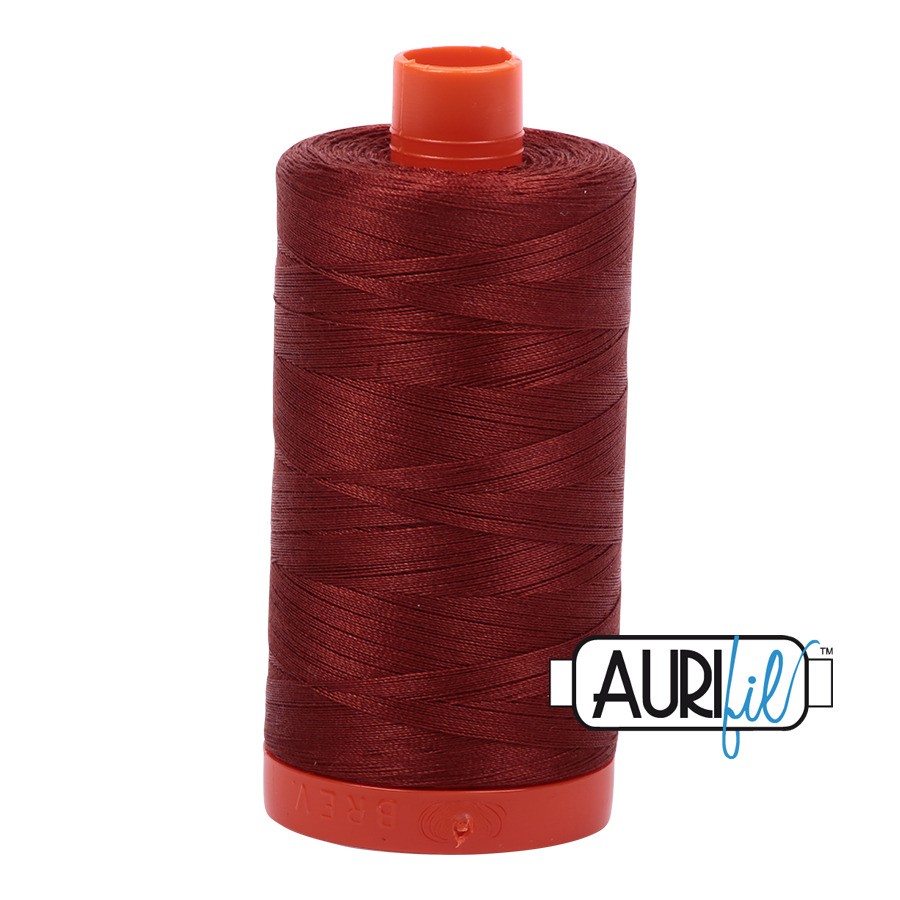 Rust 2355 | 50wt Large Spool 1300M / 1422Y | Aurifil
