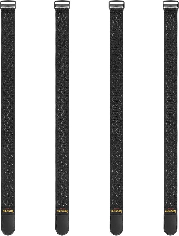 32" Elastic Hook and Loop Straps with Anti-Slip - Secure Your Valuables Safely