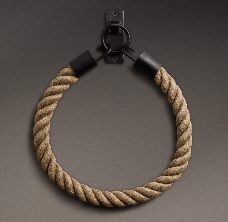 4 Restoration Hardware Hemp Rope Tie Back