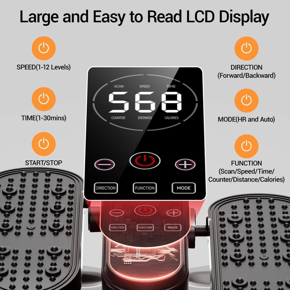 Compact Under Desk Elliptical Machine: Remote-Controlled & Whisper-Quiet Design