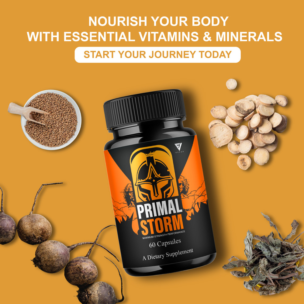 Primal Storm Performance Support, PrimalStorm Capsules (60 Capsules)