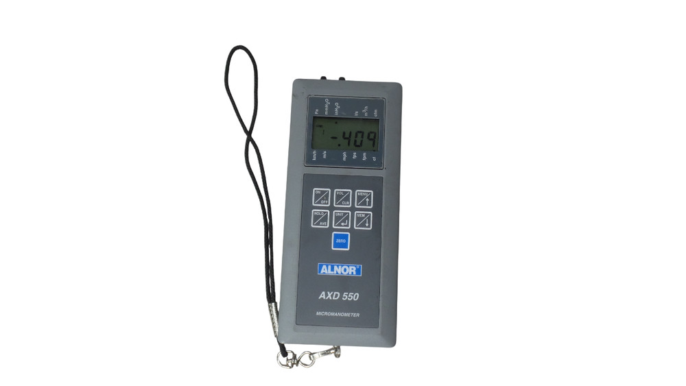 Alnor Micromanometer AXD 550