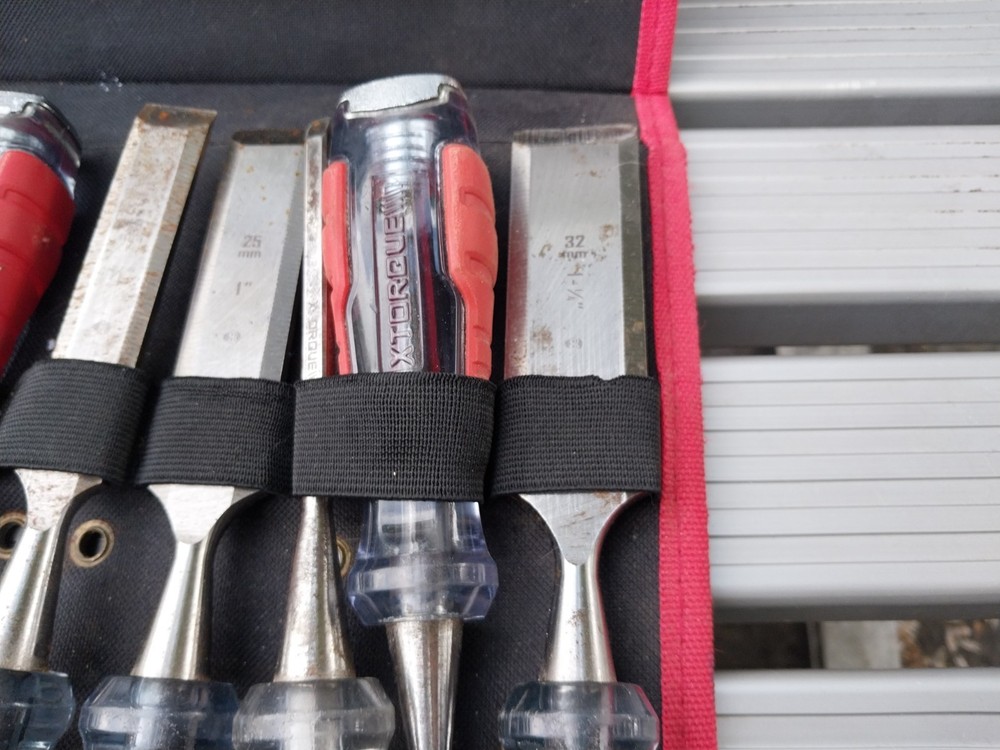 Xtorque Go-Thru Steel Core 9 Pce Chisel Set
