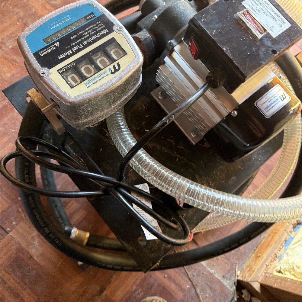 Transfer Pump 120V Plug In Caught With Meter