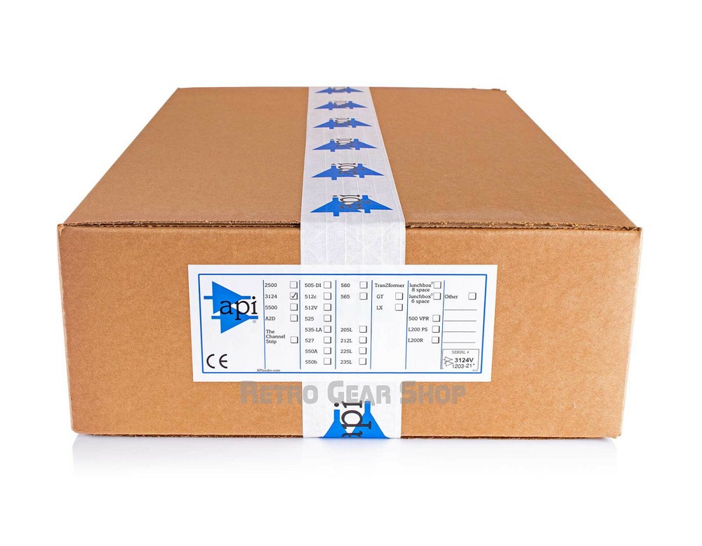 API 3124V Discrete 4-Channel Microphone Line Preamp Api