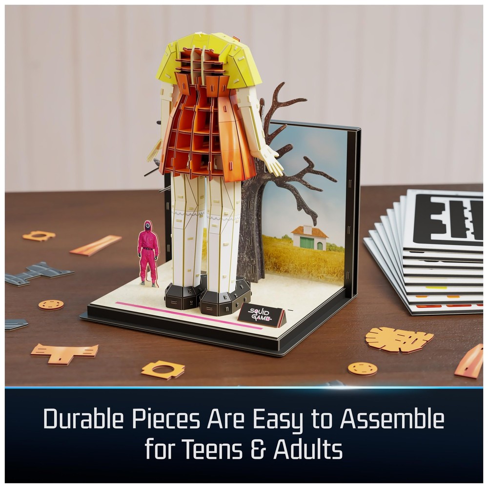 4D Build, Squid Game Young HEE Doll 3D Model 1, Multicolor - Hee