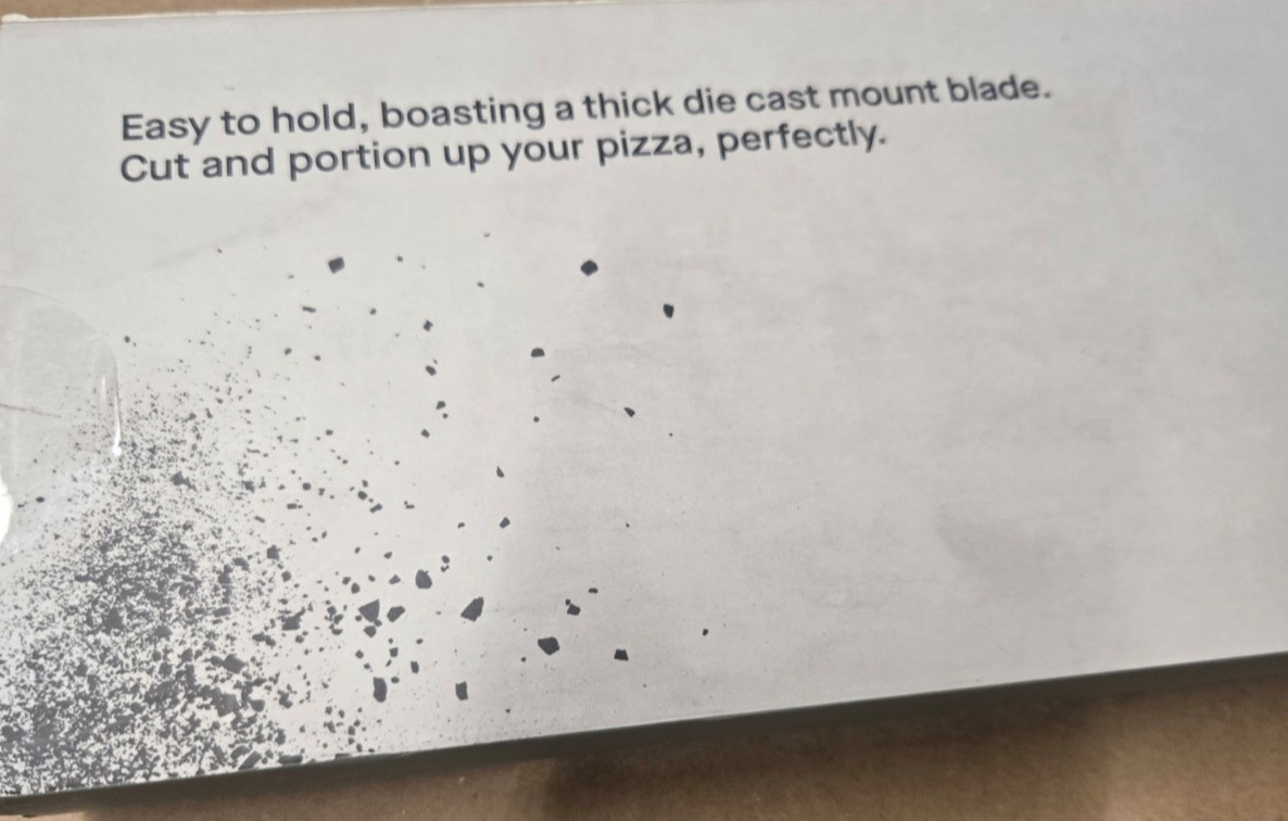 Gozney Pizza Rocker Stainless Steel & Wood Pizza Rocker Cutter AD1597 NEW IN BOX