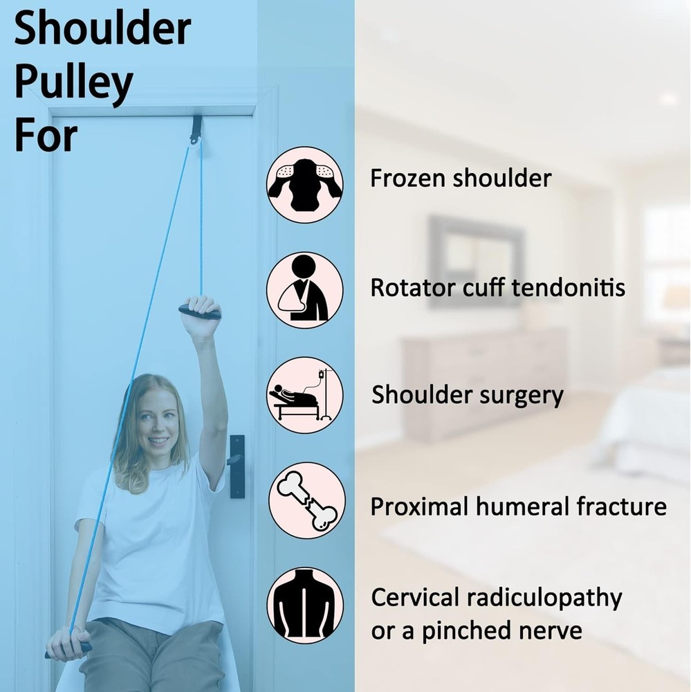 Shoulder Pulley Over The Door Physical Therapy System