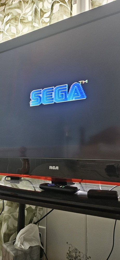 sega genesis console w games