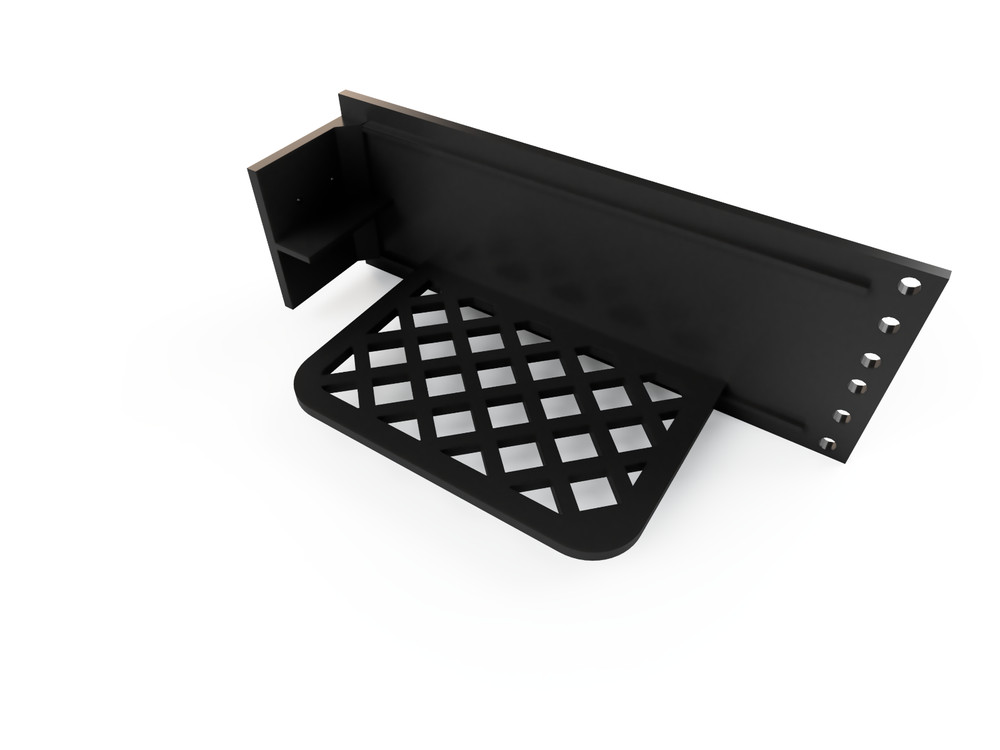 2U Blank with Power Supply Shelf (Modular)